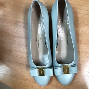 Light Blue Ferragamo Shoes 8.5 C